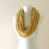 Mustard Yellow Crochet Loop Scarf, Chain Infinity Circle Scarves For Women , Stocking Stuffer, Christmas Gift 2 Mustard Yellow Crochet Loop Scarf, Chain Infinity Circle Scarves For Women , Stocking Stuffer, Christmas Gift -Jewellery Soldes Boutique il fullxfull.3453015702 cqqj