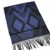 Dark Blue Geometric Pattern Wool Men Scarf, Suit Scarf, Scarves For Men, Winter Scarf, Wool Fabric Scarf, Birthday Gift, Christmas Gift -Jewellery Soldes Boutique il fullxfull.3465461568 j4nw