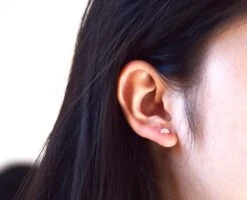 Moon Phase Silver Stud Earrings Set - Silver Handmade Moon Eclipse Studs - Great Gift/ Valentine's/ Christmas/ New Year/ Birthday/ BFF -Jewellery Soldes Boutique il fullxfull.3467035497 safp