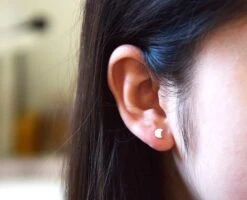 Moon Phase Silver Stud Earrings Set - Silver Handmade Moon Eclipse Studs - Great Gift/ Valentine's/ Christmas/ New Year/ Birthday/ BFF -Jewellery Soldes Boutique il fullxfull.3467035503 q4fd