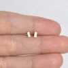 Tiny Small Simple Bar Studs - Minimalist Silver Studs - Handmade Simple Studs - Great Gift/ Valentine's/ Christmas/ New Year/ Birthday/ BFF