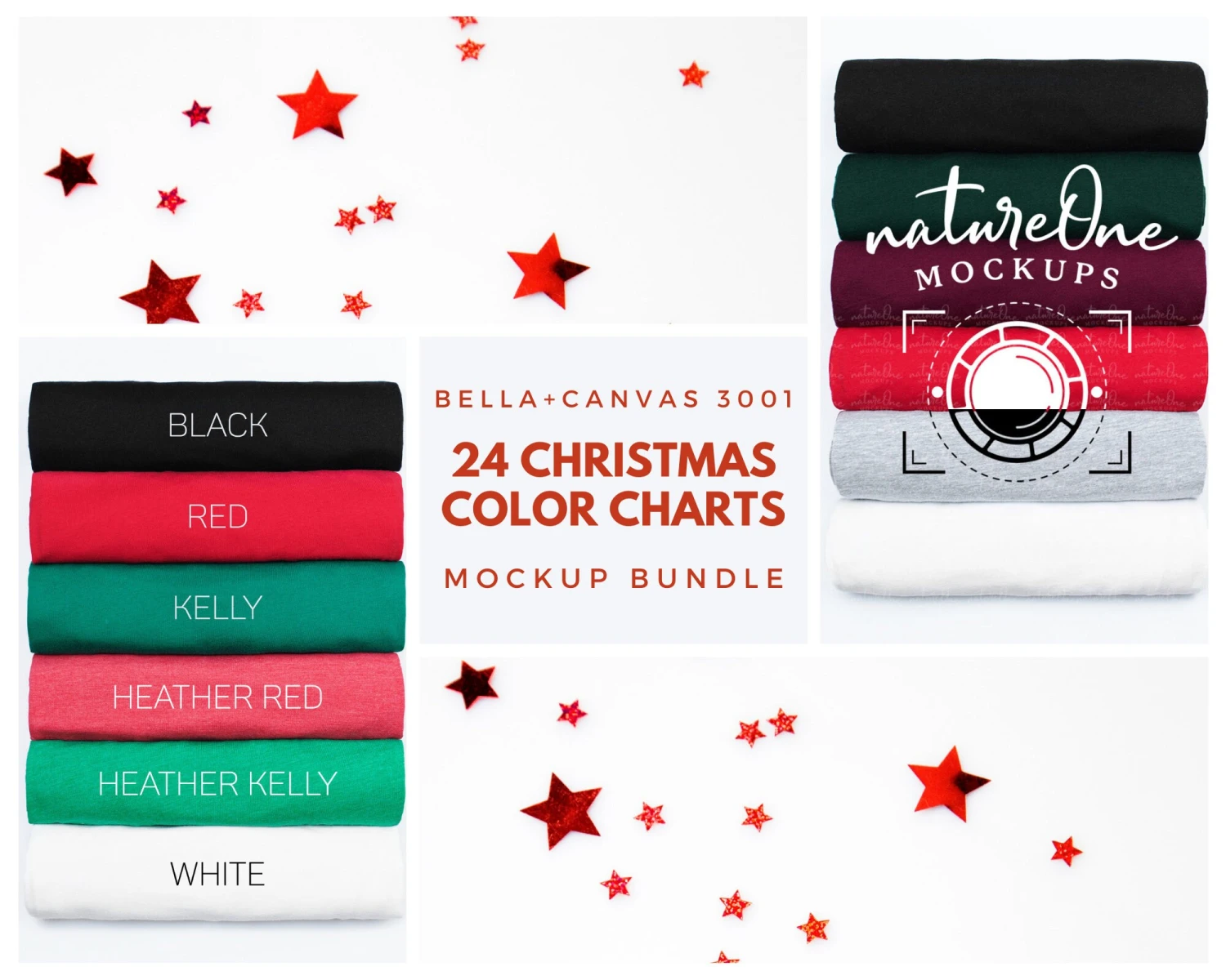 Christmas Color Chart Bundle, 24 High Resolution Images Christmas Color Charts, Bella Canvas 3001 Mockup, Festive Color Showcase T-Shirts 3 Christmas Color Chart Bundle, 24 High Resolution Images Christmas Color Charts, Bella Canvas 3001 Mockup, Festive Color Showcase T-Shirts