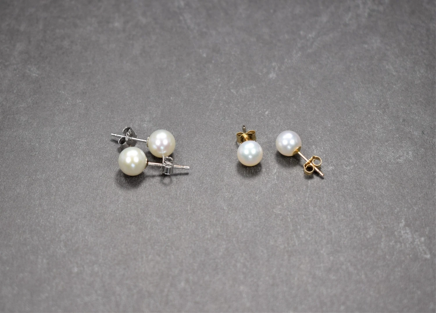 14K Gold Pearl Stud Earrings, Freshwater Pearl Earrings, Round Pearl Earrings, Christmas Gift White Pearl Earrings, Real Pearl Earrings, 9 14K Gold Pearl Stud Earrings, Freshwater Pearl Earrings, Round Pearl Earrings, Christmas Gift White Pearl Earrings, Real Pearl Earrings, - Image 7