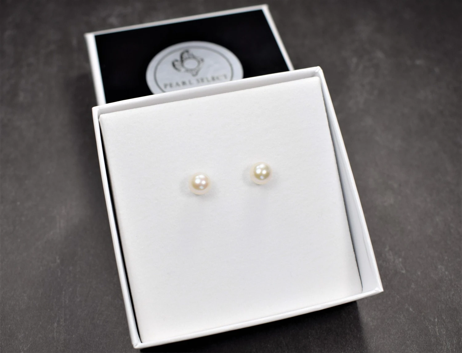 14K Gold Pearl Stud Earrings, Freshwater Pearl Earrings, Round Pearl Earrings, Christmas Gift White Pearl Earrings, Real Pearl Earrings, 6 14K Gold Pearl Stud Earrings, Freshwater Pearl Earrings, Round Pearl Earrings, Christmas Gift White Pearl Earrings, Real Pearl Earrings, - Image 4