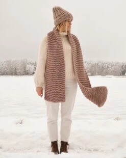 Chunky Handmade Wool Scarf And Chunky Beanie Set For Women Men, Cozy Giant Knitwear, Shawl And Hat, Fall Winter Clothing, Christmas Present -Jewellery Soldes Boutique il fullxfull.3509670882 1wa8