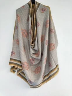 Sozni Embroidered Striped Checkered Multicolor Handmade Cashmere Shawl, Wedding Shawl, Anniversary Wrap, Christmas Gift, Girl Friend's Gift. -Jewellery Soldes Boutique il fullxfull.3514166896 ayk5