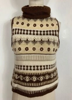 BLUNAUTA Vintage Knit Vest, Vintage Knit, Vintage Vest, Winter Vest, Knit Wear, Christmas Sweater. -Jewellery Soldes Boutique il fullxfull.3525338746 f8uh