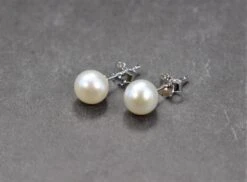 14K Gold Pearl Stud Earrings, Freshwater Pearl Earrings, Round Pearl Earrings, Christmas Gift White Pearl Earrings, Real Pearl Earrings, 21 14K Gold Pearl Stud Earrings, Freshwater Pearl Earrings, Round Pearl Earrings, Christmas Gift White Pearl Earrings, Real Pearl Earrings, -Jewellery Soldes Boutique il fullxfull.3528113147 edkz