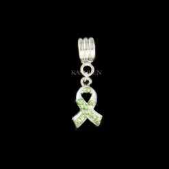 Swarovski Crystal Ovarian Cervical Cancer Awareness Ribbon PTSD Myasthenia Gravis Anxiety Fit European Charm Bracelet Jewelry Christmas Gift -Jewellery Soldes Boutique il fullxfull.3550087303 bve6
