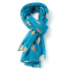 NEW Red Robin Red Breast Bird Print Scarf Wrap Christmas Gift -Jewellery Soldes Boutique il fullxfull.3558646781 5reg