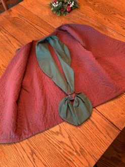 Vintage Christmas Hand Made Chenille Vest With Matching Hand Made Santa Scarf Tie In Excellent Condition! -Jewellery Soldes Boutique il fullxfull.3569687975 ebhq