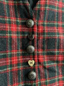 Vintage 90s Red Tartan Vest Women Christmas Waistcoat Red Checkered Vest Red Plaid Vest M Heart Tartan Vest Women Red Waistcoat Tartan Top -Jewellery Soldes Boutique il fullxfull.3575232169 3b7f