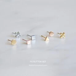 Tiny Triangle Stud Earrings, Anodized Titanium, 14K Rose Gold, Squid Game, Minimalist, Geometric, Christmas Gifts, Gift For Her, PS5 -Jewellery Soldes Boutique il fullxfull.3595492534 etb3
