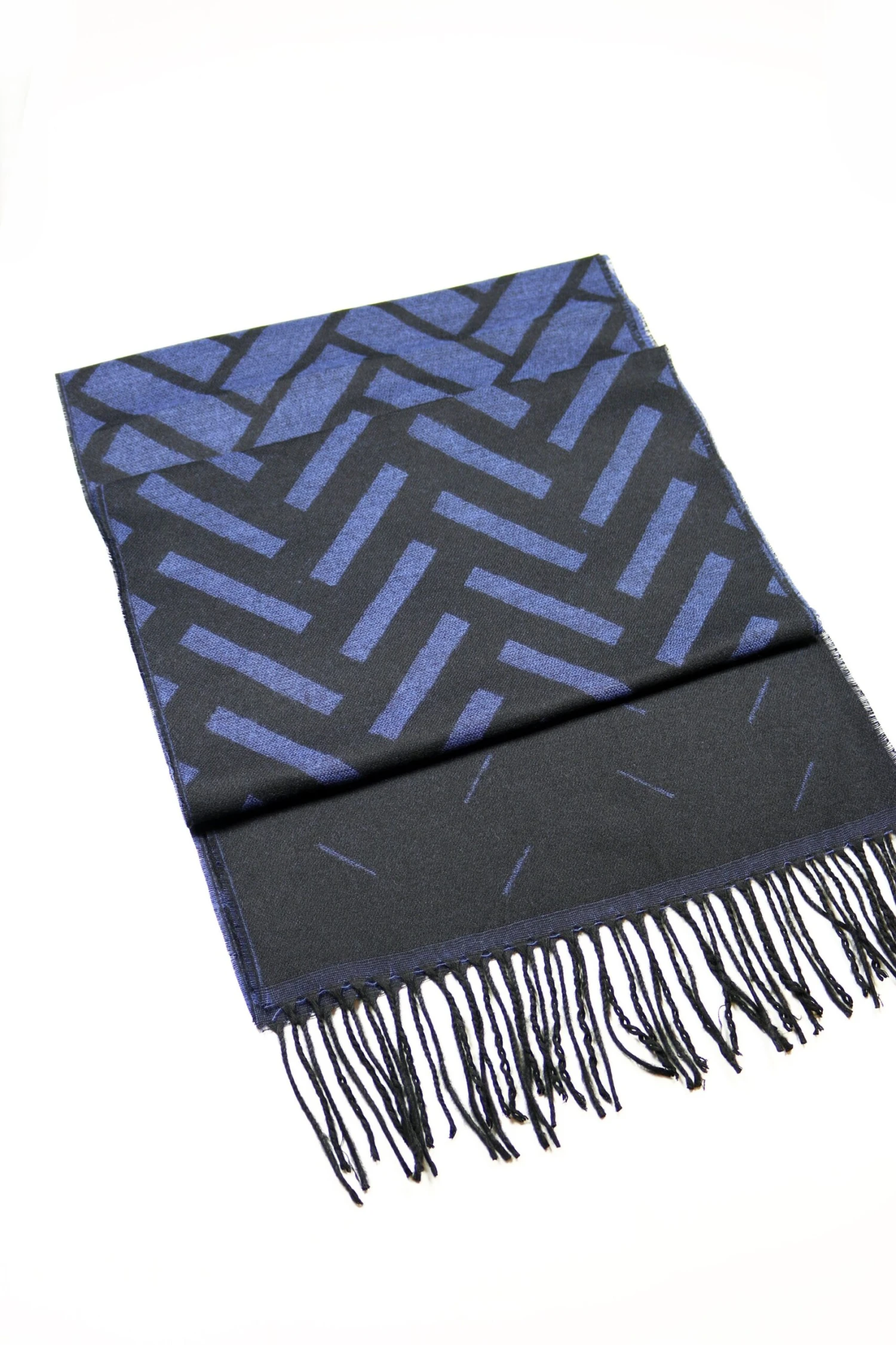Dark Blue Black Brick Pattern Wool Men Scarf, Suit Scarf, Scarves For Men, Winter Scarf, Fabric Scarf, Christmas Gift, Valentines Gift 3 Dark Blue Black Brick Pattern Wool Men Scarf, Suit Scarf, Scarves For Men, Winter Scarf, Fabric Scarf, Christmas Gift, Valentines Gift