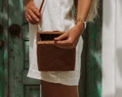 VEGAN Purse, Square Rattan Bag, Wicker Purse, Straw Handbag, Rattan Crossbody Bag, Boho Bag, Vegan Leather Bag, Christmas Gift For Her -Jewellery Soldes Boutique il fullxfull.3685050728 slje