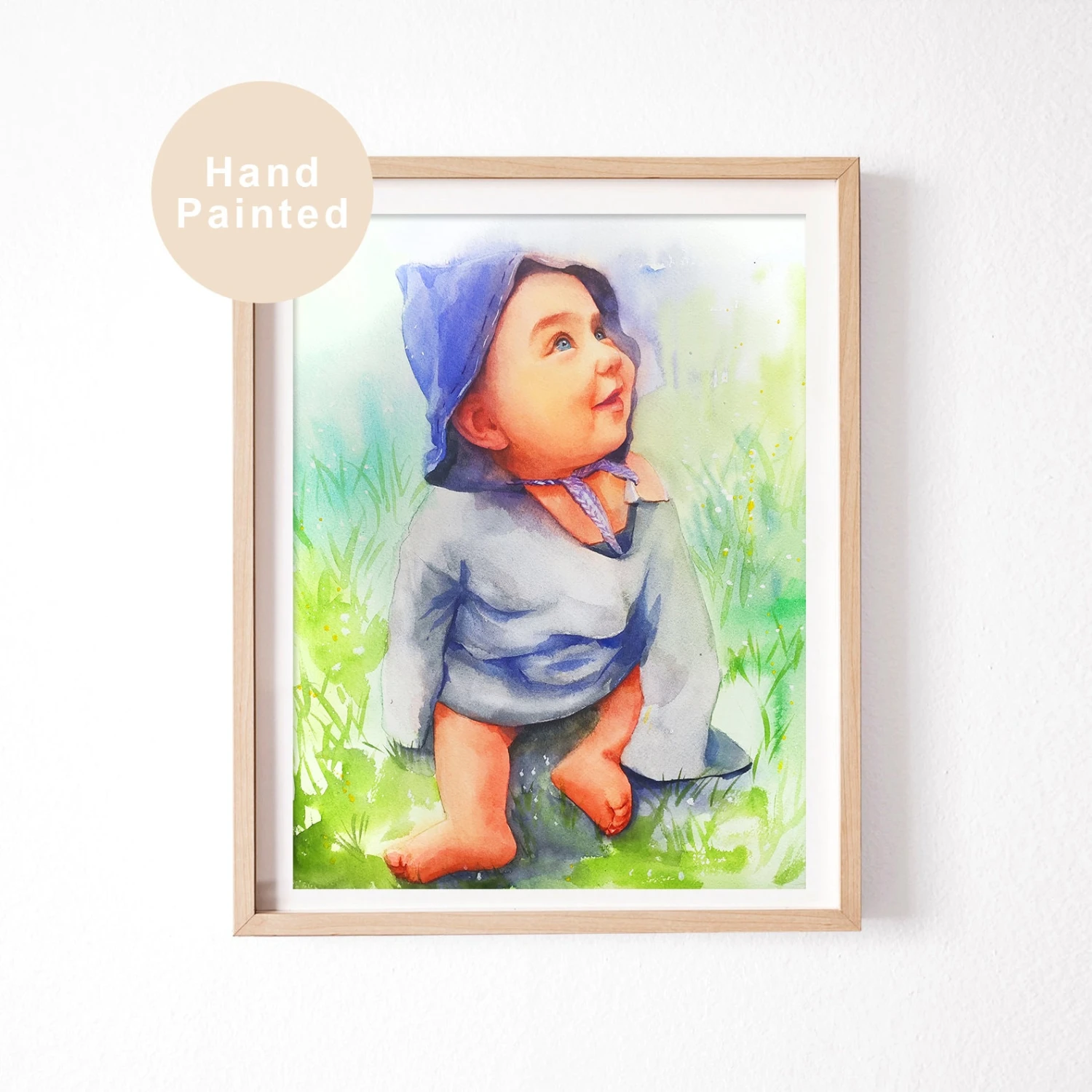 ORIGINAL Custom Family Portrait Watercolor Painting From Photo To Handmade Personalized Kids Portrait Anniversary Gift, Christmas Gift 3 ORIGINAL Custom Family Portrait Watercolor Painting From Photo To Handmade Personalized Kids Portrait Anniversary Gift, Christmas Gift