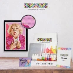 Personalized Brick Portrait / Ask For Free Preview/ Special Gift / Custom Art / DIY Brick Mosaic / Birthday, Anniversary/Christmas,/Holiday -Jewellery Soldes Boutique il fullxfull.3796216224 lwgf