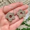 Daisy Flower Earrings Polymer Clay, Natural Look, Handmade Jewellery, Faux Wood, Christmas Gift For Her 1 Daisy Flower Earrings Polymer Clay, Natural Look, Handmade Jewellery, Faux Wood, Christmas Gift For Her -Jewellery Soldes Boutique il fullxfull.3796586019 3m2g