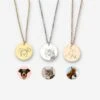 Personalized Necklace With Pet Portrait, Custom Pet Engraving Necklace, Animal Lovers, Pet Memorial Gift For Women, Christmas Gift