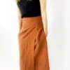 Wrap Skirt / Overlapping Waist Linen Skirt At Your Desired Length / Wrap Linen Skirt / Christmas Gift -Jewellery Soldes Boutique il fullxfull.3813071991 ixqs
