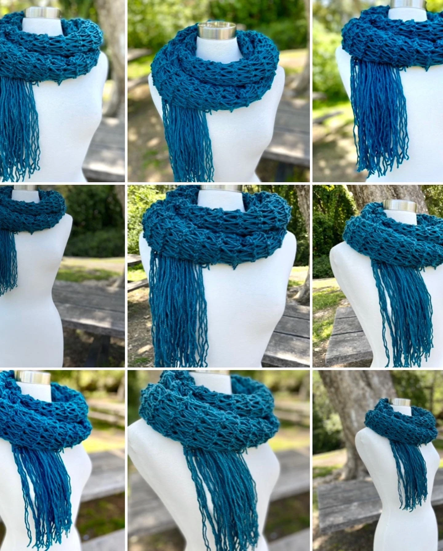 Christmas Gift, ChrisHand Knitted Scarf With Long Fringes, Handmade Scarf Women, Gift For Sister, Long Comfy Wrap, Super Soft Knit Scarf 7 Christmas Gift, ChrisHand Knitted Scarf With Long Fringes, Handmade Scarf Women, Gift For Sister, Long Comfy Wrap, Super Soft Knit Scarf - Image 5