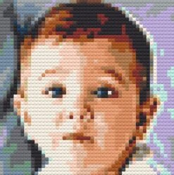 Personalized Brick Portrait / Ask For Free Preview/ Special Gift / Custom Art / DIY Brick Mosaic / Birthday, Anniversary/Christmas,/Holiday -Jewellery Soldes Boutique il fullxfull.3843762905 epew