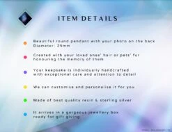 Lock Of Hair And Photo Necklace, Pet Fur Memorial Jewellery, Personalised Round Photo Locket, Pet Loss, Fur Keepsake Pendant Christmas Gift 16 Lock Of Hair And Photo Necklace, Pet Fur Memorial Jewellery, Personalised Round Photo Locket, Pet Loss, Fur Keepsake Pendant Christmas Gift -Jewellery Soldes Boutique il fullxfull.3852228865 6rx6