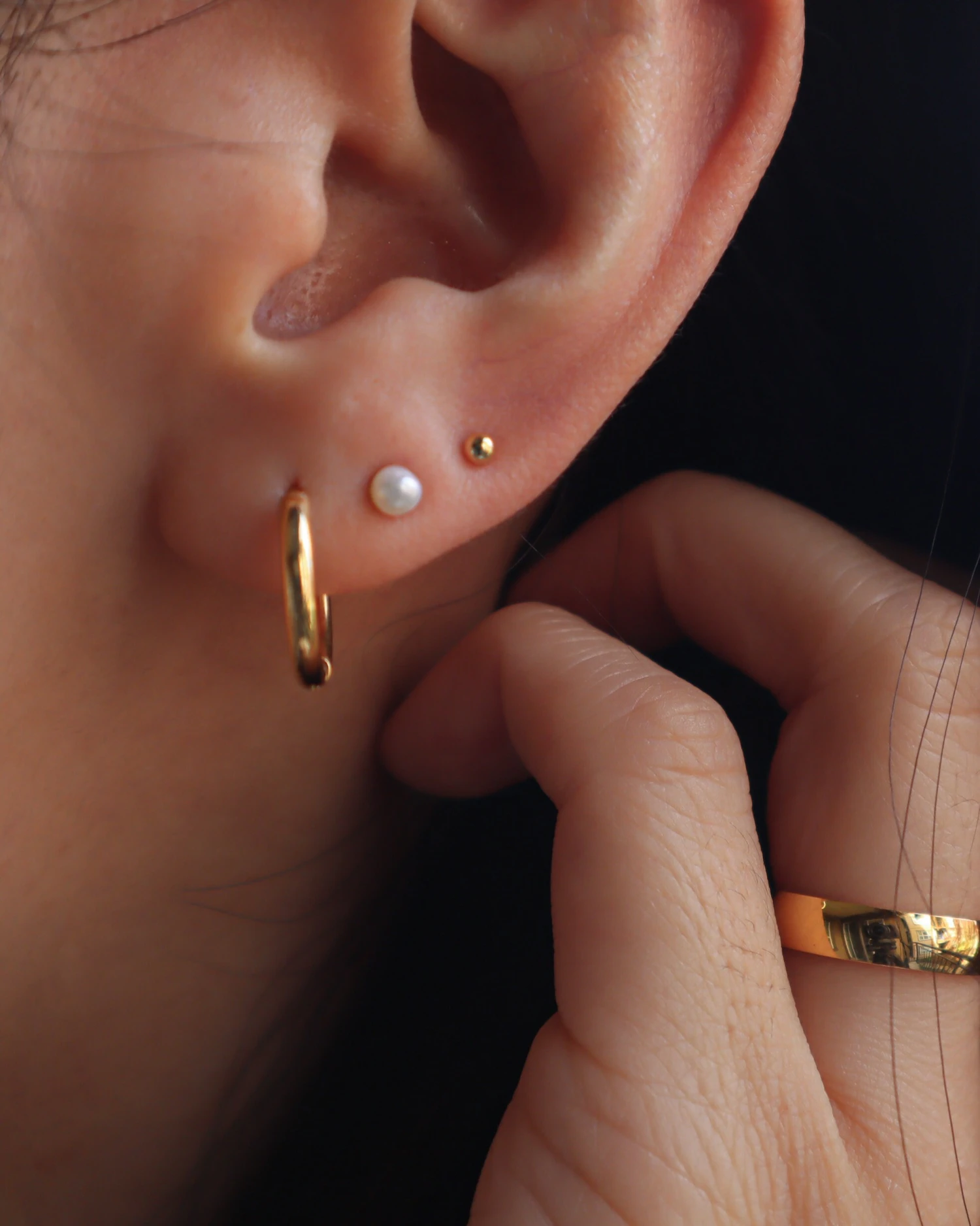 NEW ITEM! Everyday Mini Pearl Earrings Set, Everyday Earrings Gift Set, Valentine's Gift, Earring Set, Christmas Gift, Gift For Her 7 NEW ITEM! Everyday Mini Pearl Earrings Set, Everyday Earrings Gift Set, Valentine's Gift, Earring Set, Christmas Gift, Gift For Her - Image 5