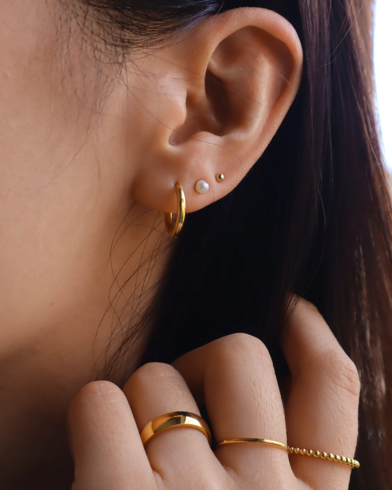 NEW ITEM! Everyday Mini Pearl Earrings Set, Everyday Earrings Gift Set, Valentine's Gift, Earring Set, Christmas Gift, Gift For Her 5 NEW ITEM! Everyday Mini Pearl Earrings Set, Everyday Earrings Gift Set, Valentine's Gift, Earring Set, Christmas Gift, Gift For Her - Image 3