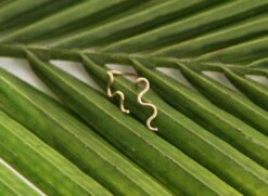 14k Gold Tiny Stud Earrings Yellow Or Rose Solid Gold Post Earrings, Gold Stud Earrings, Tiny Snake Earrings Gift For Her Christmas Gifts -Jewellery Soldes Boutique il fullxfull.389133422 il1z