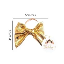 Gold Metallic Bow Nylon Headband, Girls Bow, Bow Hair Clip, Wedding Hair Clip, Gold Bow, Toddler Hair Clip, Newborn Headbands, Christmas Bow -Jewellery Soldes Boutique il fullxfull.4059187927 ckxt