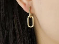 Hoop Earrings, Double Hoop Earrings, Minimalist Hoop Earrings, Gold Earrings, Double Hoop Earrings, Everyday Earrings, Christmas Gifts -Jewellery Soldes Boutique il fullxfull.4115116093 rawo