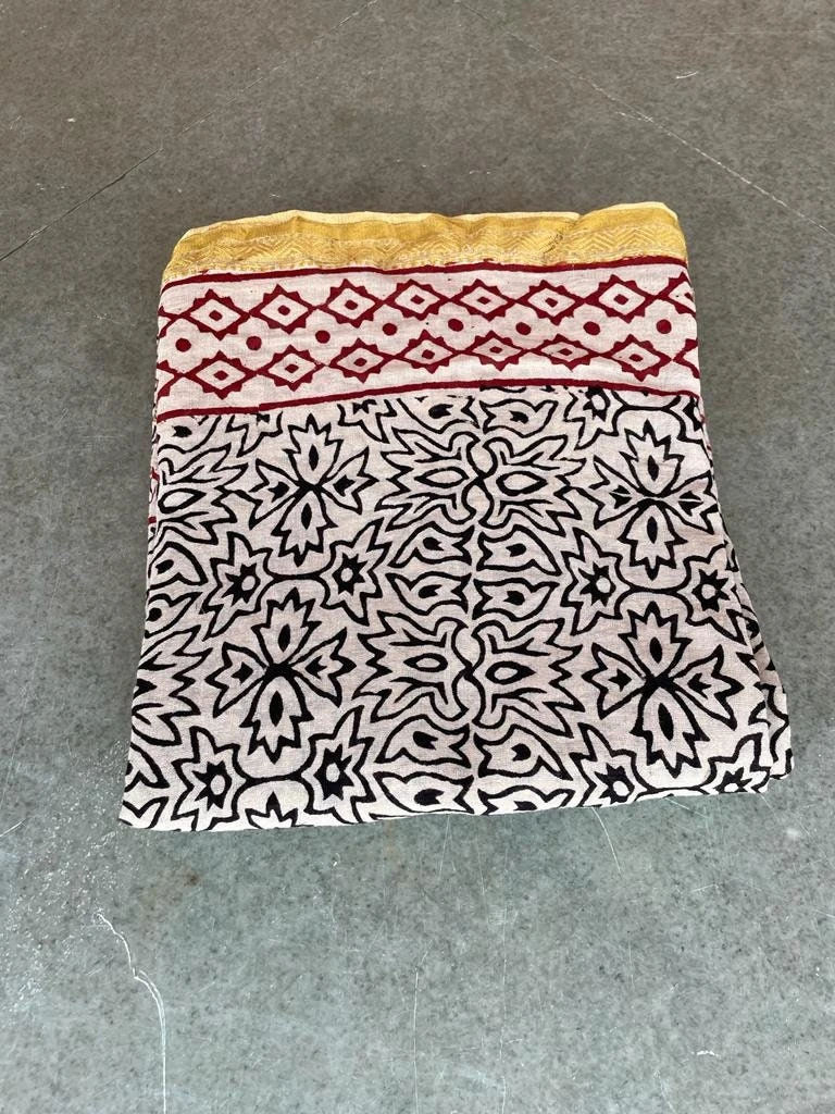 Hand Block Print Scarves Indian/Cotton Sarong/Gifts For Her/Scarf Women/Gifts For Mom/Christmas Gifts/Birthday Gifts 4 Hand Block Print Scarves Indian/Cotton Sarong/Gifts For Her/Scarf Women/Gifts For Mom/Christmas Gifts/Birthday Gifts - Image 2