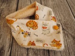 Handmade Japanese Cat Print Fleece Scarf Neck Warmer, Personalised Gift Christmas Gift -Jewellery Soldes Boutique il fullxfull.4236331749 1b4i