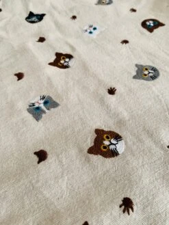 Handmade Japanese Cat Print Fleece Scarf Neck Warmer, Personalised Gift Christmas Gift -Jewellery Soldes Boutique il fullxfull.4236331797 gjcu