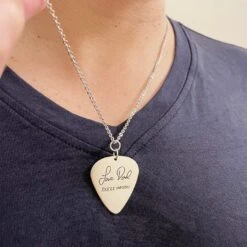 Christmas Gift/Fingerprint Guitar Pick/Necklace For Guitar Player/Fingerprint Hand Stampled Picks/Fingerprint Guitar Pick -Jewellery Soldes Boutique il fullxfull.4261214228 ixcm