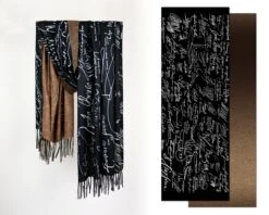 Vintage Paris Map Unique Reversible Shawl Black White Brown Gradient Fringe Travel Scarf Unisex Christmas Gift Wrap 18 Vintage Paris Map Unique Reversible Shawl Black White Brown Gradient Fringe Travel Scarf Unisex Christmas Gift Wrap -Jewellery Soldes Boutique il fullxfull.4265328128 9g91