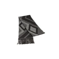 Gray Geometric Pattern Wool Men Scarf, Suit Scarf, Scarves For Men, Winter Scarf, Wool Fabric Scarf, Birthday Gift, Christmas Gift -Jewellery Soldes Boutique il fullxfull.4274361994 4znd