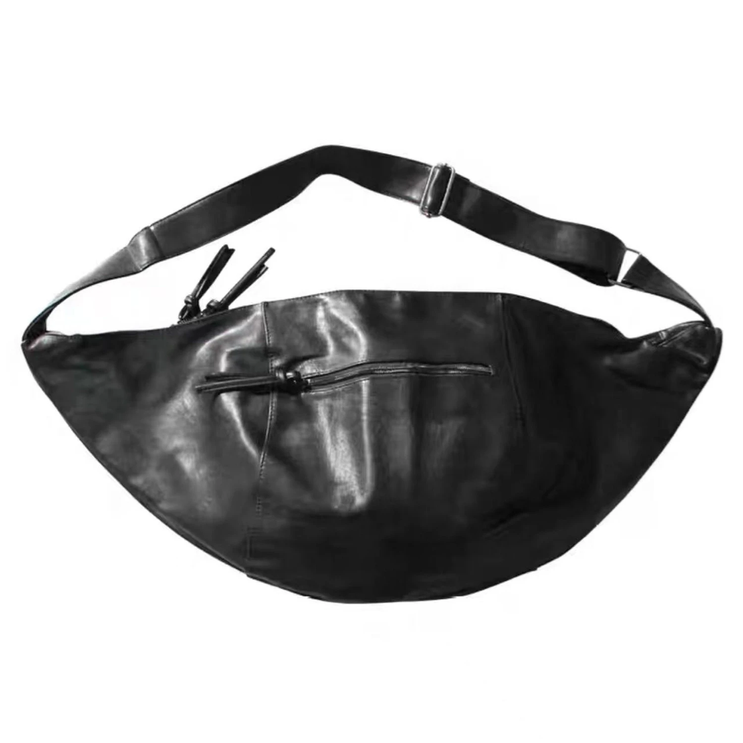 Black Leather Crossbody Bags Men, Leather Longchamp Bags, Crossbody Sling Bag, Christmas Gifts For Boyfriends, Gifts For Him 10 Black Leather Crossbody Bags Men, Leather Longchamp Bags, Crossbody Sling Bag, Christmas Gifts For Boyfriends, Gifts For Him - Image 8