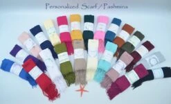 Pashmina Scarf Wedding, Bridesmaid Shawl, Personalized Gift Wrap, Christmas Gift, Bridal Shower Favors, Wedding Favors For Guests In Bulk
