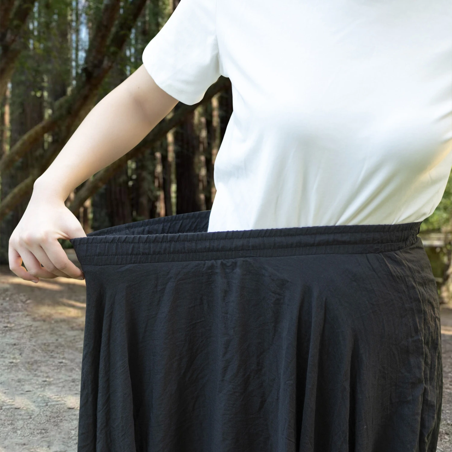 Custom Size Cotton Linen Skirt Soft And Flowing Linen Skirt Travel Skirt Beach Skirt Gift For Her Pink Christmas Gift 5 Custom Size Cotton Linen Skirt Soft And Flowing Linen Skirt Travel Skirt Beach Skirt Gift For Her Pink Christmas Gift - Image 3