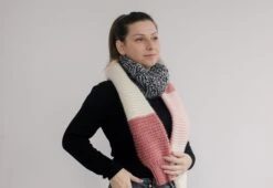 Knit Wool Scarf, Christmas Gift, Stocking Filler For Her, Hand Knit Scarf, Colour Block Scarf, Knit Neck Warmer, Pink Scarf, Soft Knit Scarf 15 Knit Wool Scarf, Christmas Gift, Stocking Filler For Her, Hand Knit Scarf, Colour Block Scarf, Knit Neck Warmer, Pink Scarf, Soft Knit Scarf -Jewellery Soldes Boutique il fullxfull.4314916215 2b50