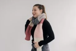 Knit Wool Scarf, Christmas Gift, Stocking Filler For Her, Hand Knit Scarf, Colour Block Scarf, Knit Neck Warmer, Pink Scarf, Soft Knit Scarf 19 Knit Wool Scarf, Christmas Gift, Stocking Filler For Her, Hand Knit Scarf, Colour Block Scarf, Knit Neck Warmer, Pink Scarf, Soft Knit Scarf -Jewellery Soldes Boutique il fullxfull.4314925345 2160