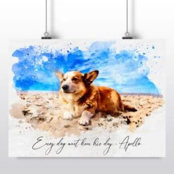 Custom Water Color Portrait From Dog Photo, Water Color Painting Portrait, Dog Owner Gift, Christmas Gift, Pet Portrait, Digital Art Print 17 Custom Water Color Portrait From Dog Photo, Water Color Painting Portrait, Dog Owner Gift, Christmas Gift, Pet Portrait, Digital Art Print -Jewellery Soldes Boutique il fullxfull.4316386992 p9hr