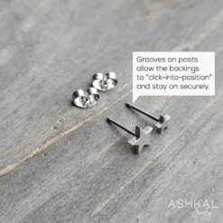 Tiny Star Earrings Surgical Steel • Star Stud Earrings For Girl • Christmas Gift For Girl • Dainty Silver Earrings • Hypoallergenic Earrings -Jewellery Soldes Boutique il fullxfull.4326522235 egkk