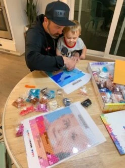 Personalized Brick Portrait / Ask For Free Preview/ Special Gift / Custom Art / DIY Brick Mosaic / Birthday, Anniversary/Christmas,/Holiday -Jewellery Soldes Boutique il fullxfull.4334351925 1i55