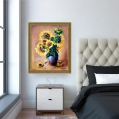 Sunflowers In A Pot. Oil Painting On Canvas. Christmas Gift. New Year Gift. Floral Painting For Living Room. Room Accent. Gift For Her. 20 Sunflowers In A Pot. Oil Painting On Canvas. Christmas Gift. New Year Gift. Floral Painting For Living Room. Room Accent. Gift For Her. -Jewellery Soldes Boutique il fullxfull.4348028836 eo4g