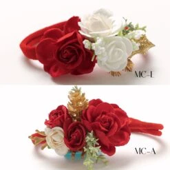 Baby Girl Headband, Newborn Baby Headband, Baby Flower Crown, Christmas Flower Headband, White Christmas Hair Bow, Christening, Baptism, JMC -Jewellery Soldes Boutique il fullxfull.4360783260 568c