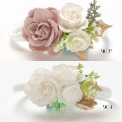 Baby Girl Headband, Newborn Baby Headband, Baby Flower Crown, Christmas Flower Headband, White Christmas Hair Bow, Christening, Baptism, JMC -Jewellery Soldes Boutique il fullxfull.4360878850 j7ea