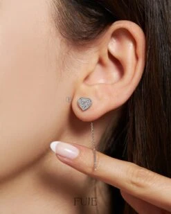 Heart Chandelier Earrings For Women, 925 Silver Handmade Jewelry, Christmas Gift, Minimalist Earring, Best Friend Birthday Gift 18 Heart Chandelier Earrings For Women, 925 Silver Handmade Jewelry, Christmas Gift, Minimalist Earring, Best Friend Birthday Gift -Jewellery Soldes Boutique il fullxfull.4384686338 je28